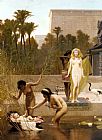Frederick Goodall Canvas Paintings - The Finding of Moses